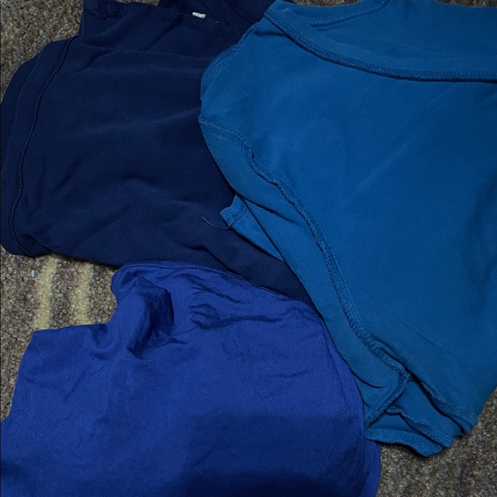 Set of Blue and Navy Tops